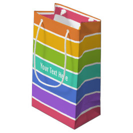 Regenbogen färbt kundenspezifische Geschenktaschen Kleine Geschenktüte