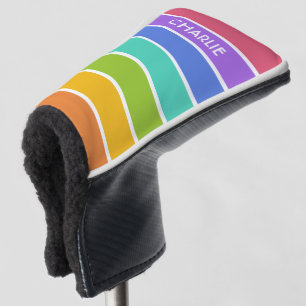 Regenbogen färbt kundenspezifische golf headcover