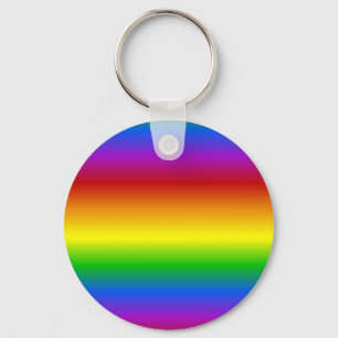 Regenbogen färbt kundenspezifische Schlüsselkett Schlüsselanhänger