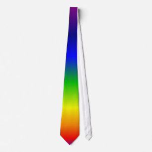 Regenbogen färbt Rot herauf Krawatte