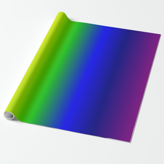 Regenbogen färbt Steigungs-Packpapier Geschenkpapier (Ungerollt)