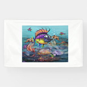 Regenbogen-Fische Banner