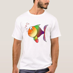 Regenbogen-Fische T-Shirt