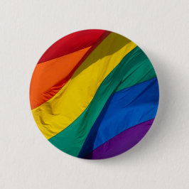 Regenbogen-Flagge Button