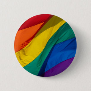 Regenbogen-Flagge Button