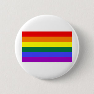 Regenbogen-Flagge Button