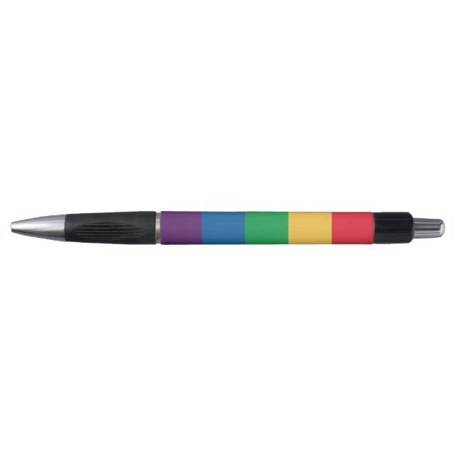 Regenbogen-Flagge Kugelschreiber (Vorderseite)