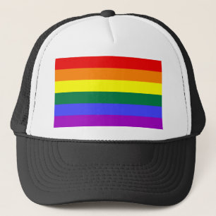 Regenbogen-Flagge Truckerkappe