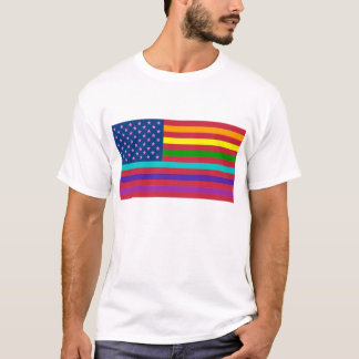 REGENBOGEN-FLAGGE - ZEIGEN SIE IHRE FARBEN! T-Shirt