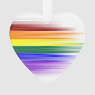 Regenbogen-Flaggen-Acryl-Verzierung Ornament