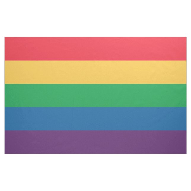 Regenbogen-Flaggen-Stolz-Gewebe-Yard Stoff (Yard (91,4 cm))