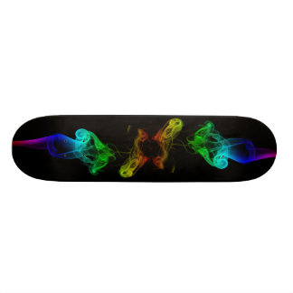 Regenbogen-Flamme Skateboard