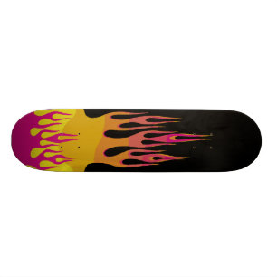Regenbogen-Flammen-Skateboard Skateboard