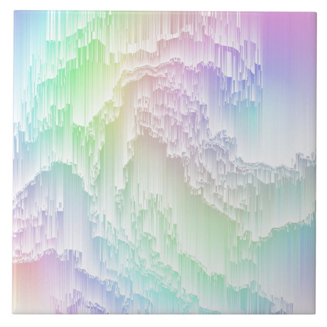 Regenbogen Fliese (Vorderseite)