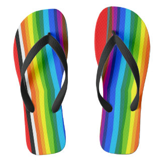 Regenbogen Flip Flops