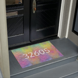 [Regenbogen Frost] mehrfarbiges Fußmatte