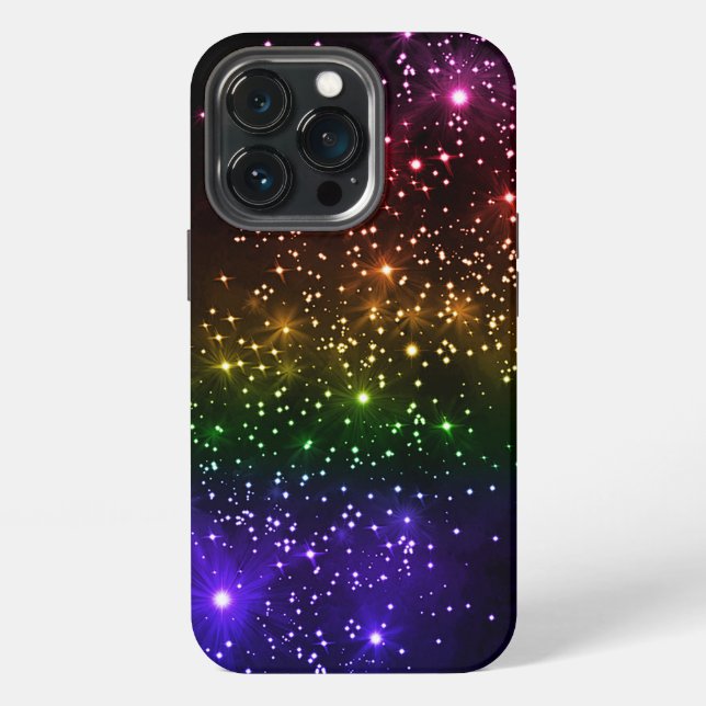 Regenbogen-Funkeln   iPhone 13 Pro Hülle (Hinten)
