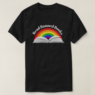 Regenbogen für verbotene Bücher lesen T-Shirt