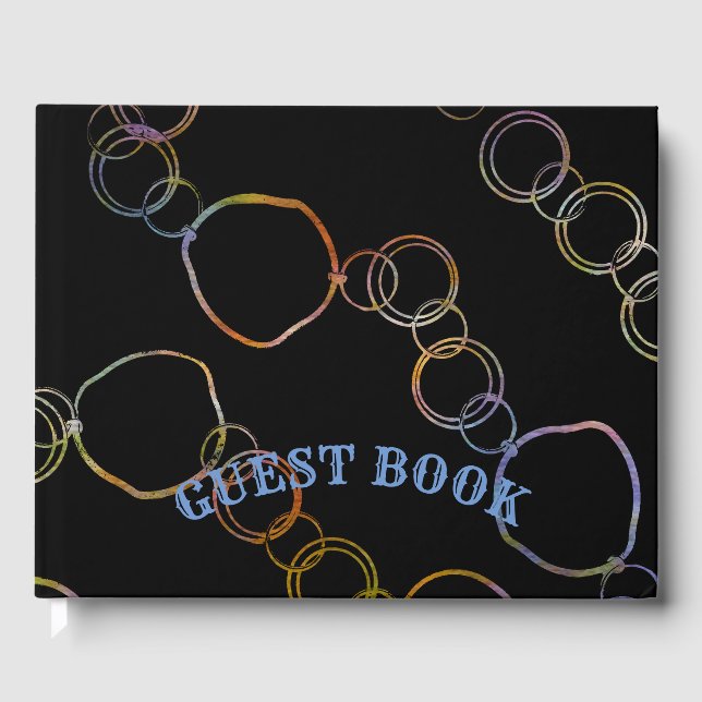 Regenbogen Gästebuch (Vorderseite)