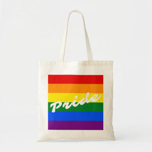 Regenbogen-Gay Pride-Flagge des Stolz-Logo-LGBT Tragetasche