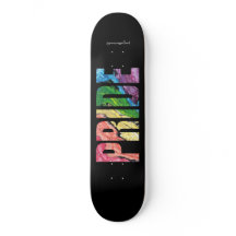 "Regenbogen-" Gay Prideskateboard-Plattform