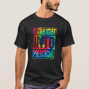 Regenbogen-Gefärbte Krawatte direkt in die Vorschu T-Shirt