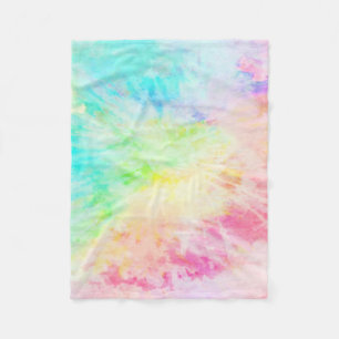 Regenbogen-Gefärbte Krawatte Fleecedecke
