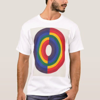 Regenbogen-Gegensätze zusammengefügt, um Kontrast T-Shirt