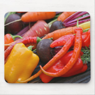 Regenbogen Gemüse Frische Gartenernte Mousepad