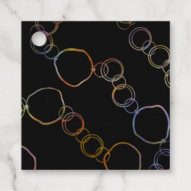 Regenbogen Geschenkanhänger (Vorderseite)