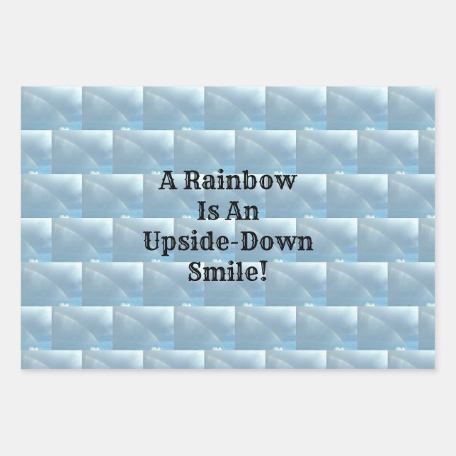 Regenbogen! Geschenkpapier Set (Vorderseite)