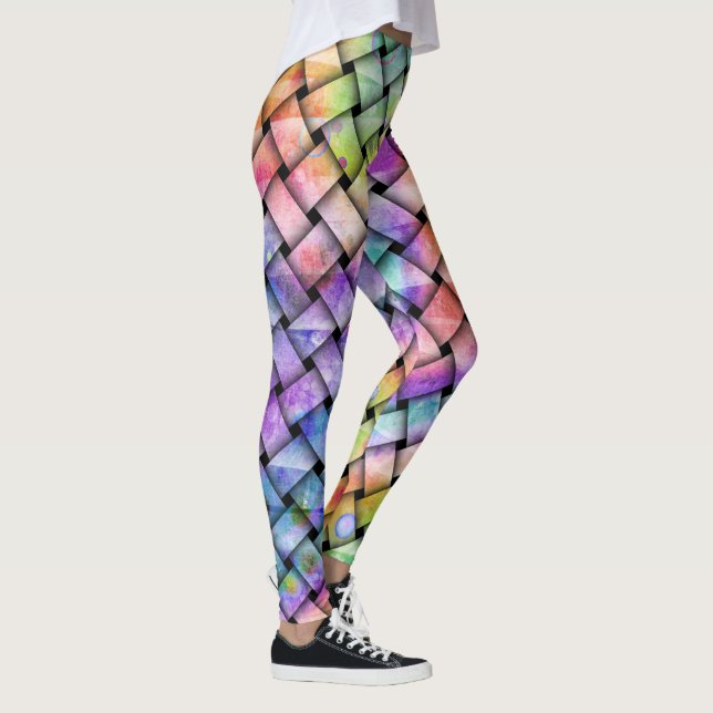 Regenbogen gesponnene Strumpfhosen - (Rechts)
