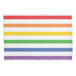 Regenbogen-gestreifter Kissen-Kasten Kissenbezug