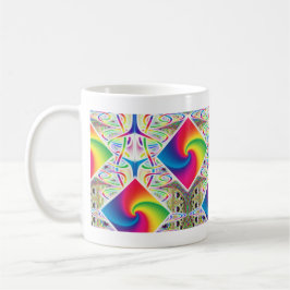 Regenbogen-gewundene Tasse