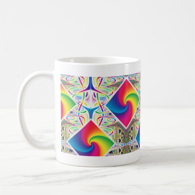 Regenbogen-gewundene Tasse (Links)