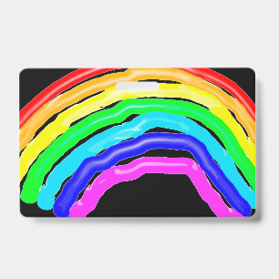 Regenbogen gezeichnet ausweis