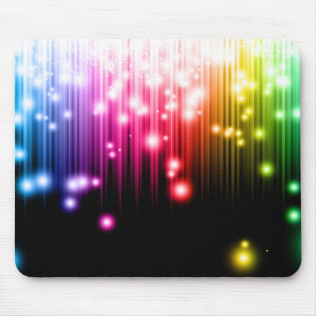 Regenbogen-Glanz Mousepad (Vorne)