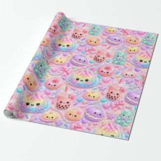 Regenbogen Glitter Dumpling Bun Cute Squishies Geschenkpapier