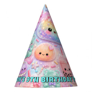 Regenbogen Glitter Dumpling Squishies Geburtstag Partyhütchen