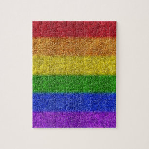 Regenbogen-Glitzer Gradient