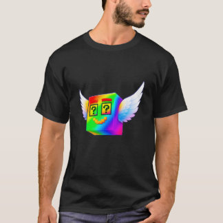 Regenbogen-Glücksblock-Mythic-Neues-Geheimnis-Brai T-Shirt