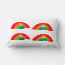 Regenbogen-Glückskissen