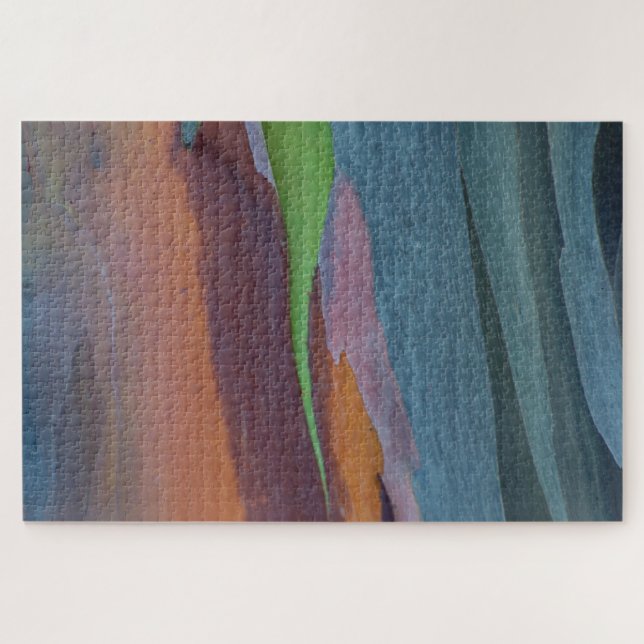 Regenbogen-Gummibaum abstrakt (Horizontal)