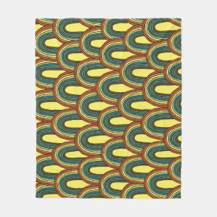 Regenbogen Hand Gezeichnet: Vintager Nahtloser Arm Fleecedecke