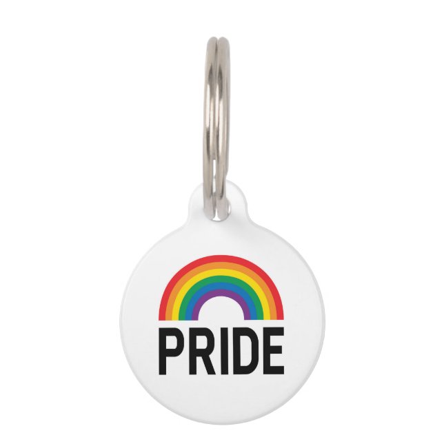 Regenbogen Haustiermarke (Vorderseite)