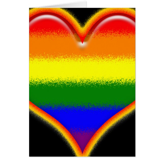 Regenbogen-Herz (Vorne)