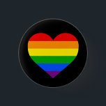 "REGENBOGEN-HERZ" 1,25 Zoll Button<br><div class="desc">" REGENBOGEN-HERZ" 1, 25-Zoll-Knopf</div>