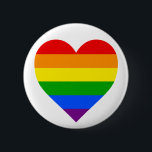 "REGENBOGEN-HERZ" 6 Zoll Button<br><div class="desc">" REGENBOGEN-HERZ" 6-Zoll-Knopf</div>