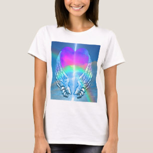Regenbogen-Herz T-Shirt