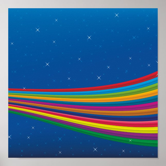 Regenbogen Himmel.ai Poster (Vorne)
